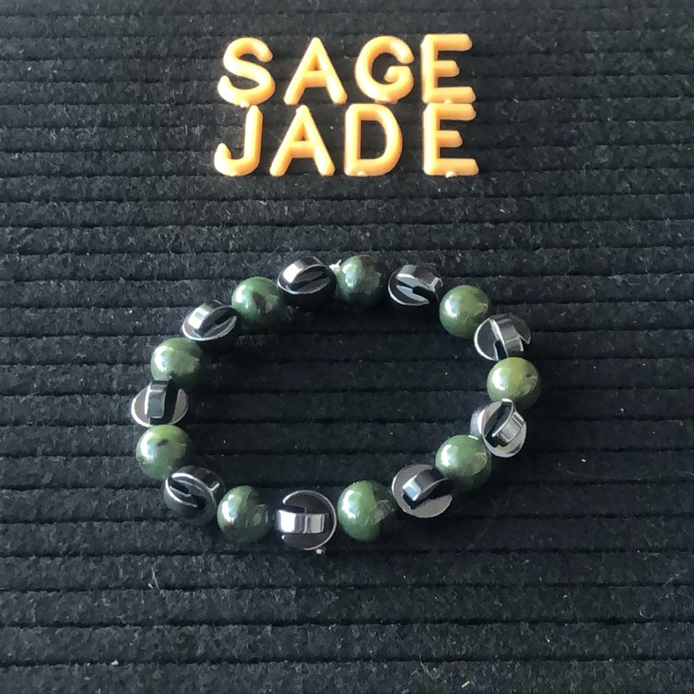 Sage Jade Bracelet